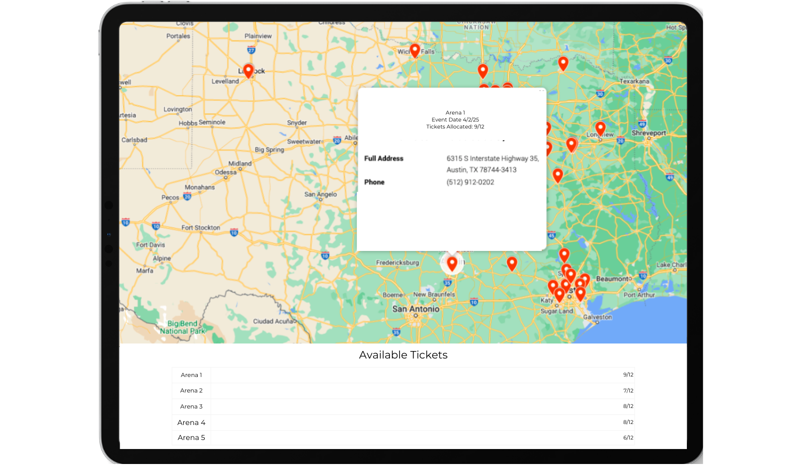 Arena Map for Ticketing Portal (1)